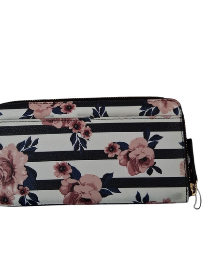 New Kate Spade Black and White Floral Wallet