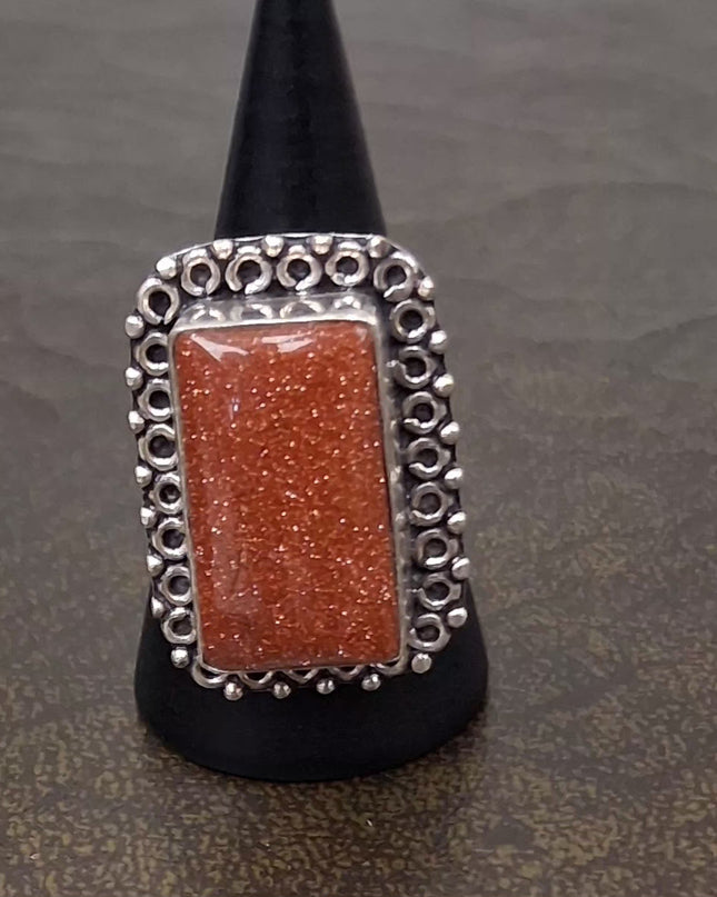 Sunstone Ring Size 7