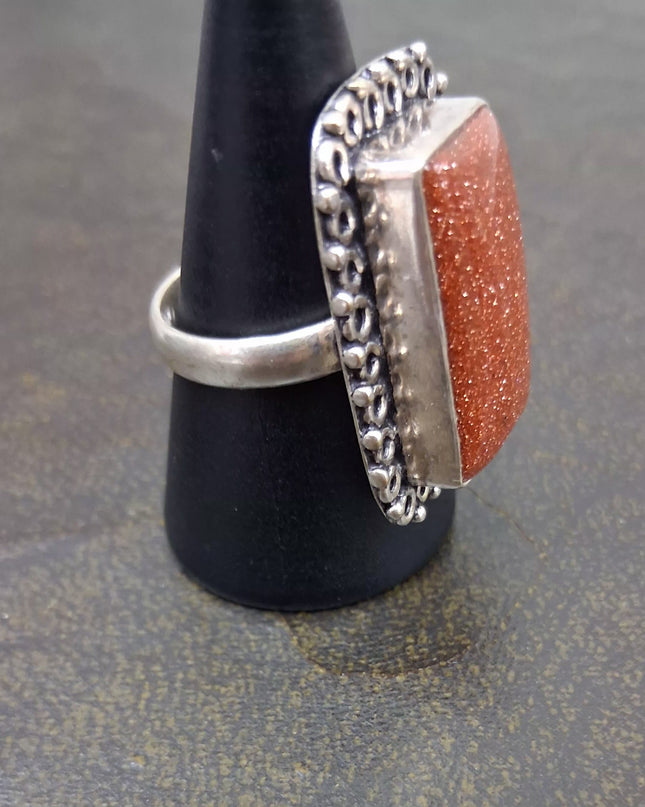 Sunstone Ring Size 7