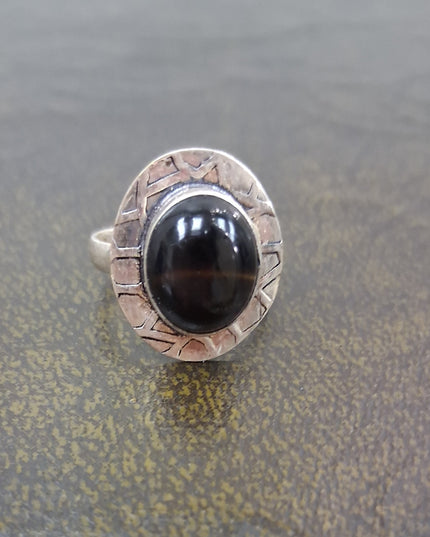 Sterling Silver Onxy Ring