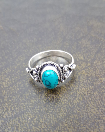 Sterling Silver Turquoise Ring