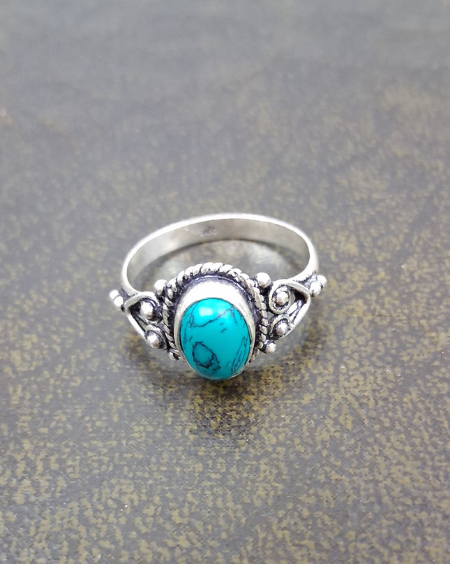 Sterling Silver Turquoise Ring