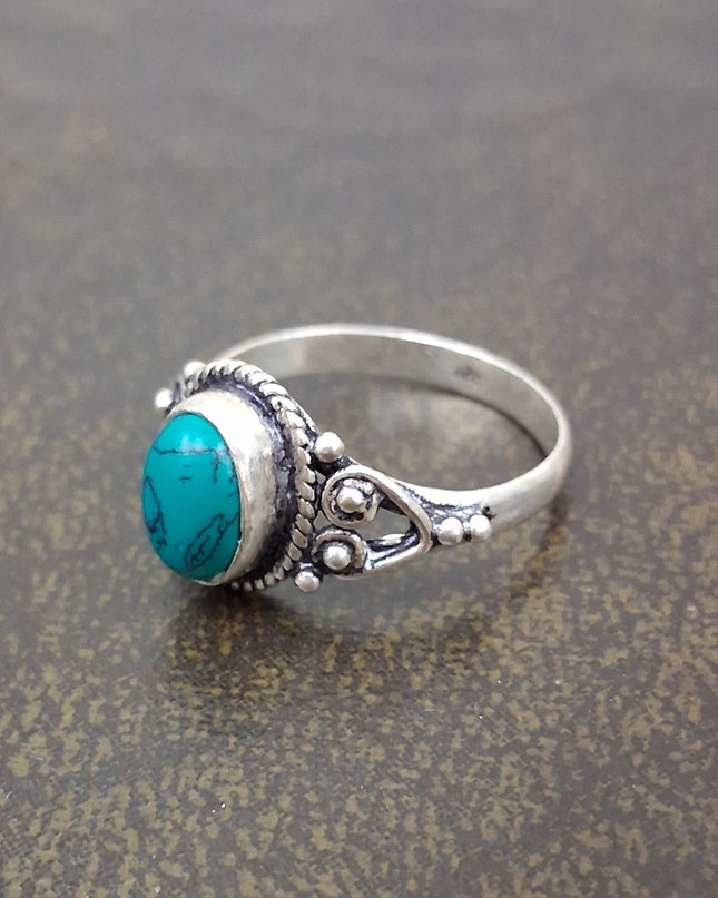 Sterling Silver Turquoise Ring