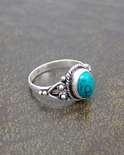 Sterling Silver Turquoise Ring