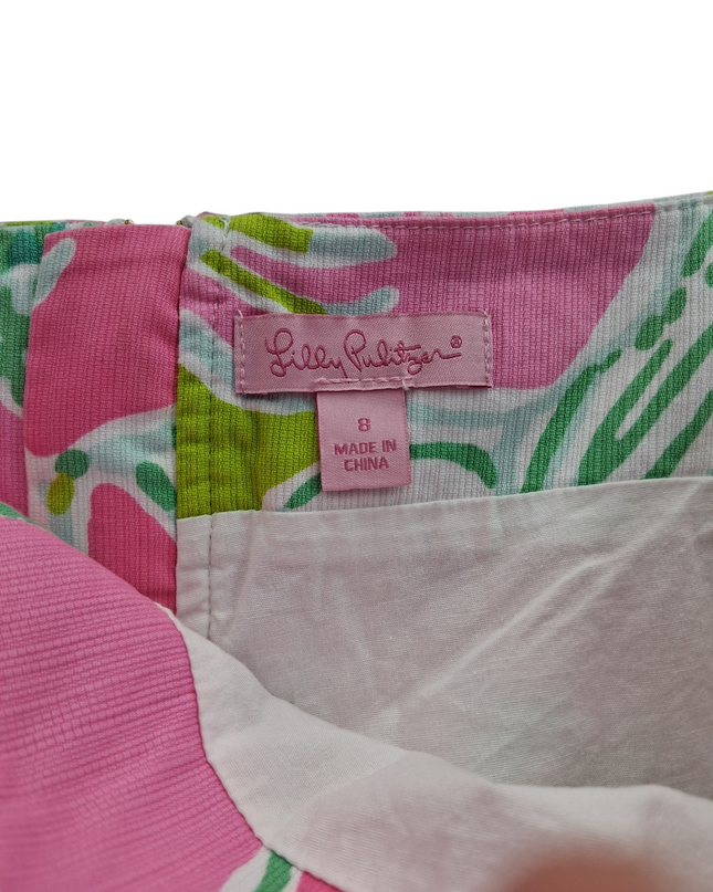 used once Lilly Pulitzer skirt size 8