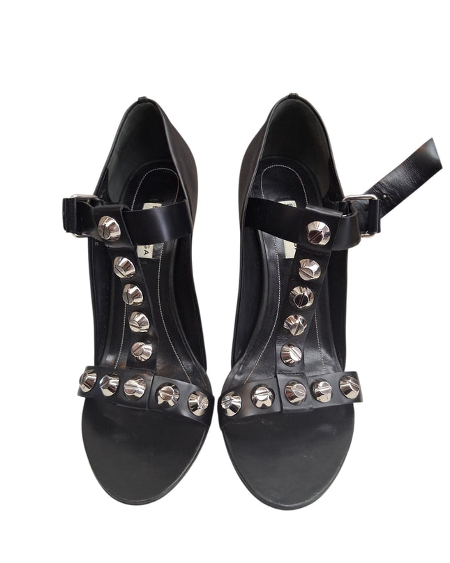 Gently Used Balenciaga Black Sandals